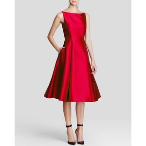 Adrianna Papell Mikado midi dress